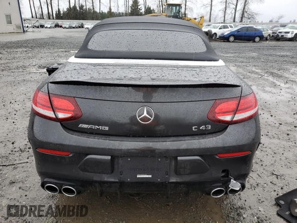 2019 Mercedes-Benz C 43 AMG with VIN WDDWK6EB4KF901735, listed as a Copart auction lot 85285064 with Not provided miles and Salvage title. Bid and sale history available at DreamBid. Image 6.