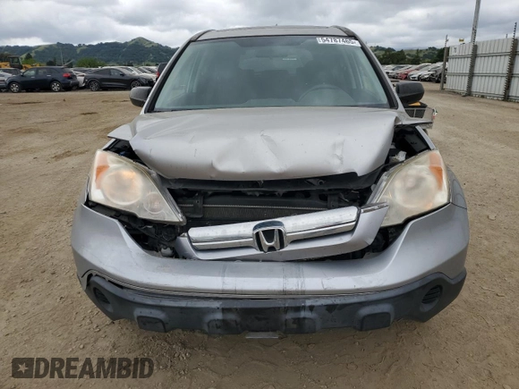 2008 Honda CR-V EX with VIN JHLRE48588C063246, listed as a Copart auction lot 54787465 with 125,535 mi miles and Salvage Title. Bid and sale history available at carsss.com. Image 5.