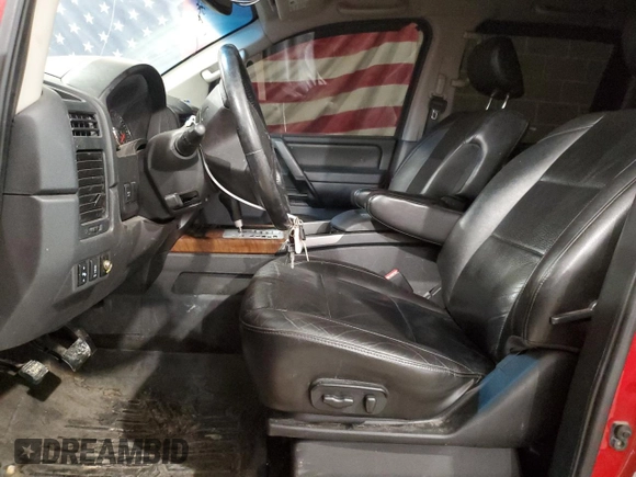 2012 Nissan Titan SV with VIN 1N6BA0EC6CN321585, listed as a Copart auction lot 80860004 with 141,092 mi miles and Salvage Title. Bid and sale history available at carsss.com. Image 7.