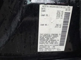 2018 Nissan Altima SV with VIN 1N4AL3AP5JC473990, listed as a IAAI auction lot 41922959 with 88,532 mi miles and . Bid and sale history available at carsss.com. Image 9.