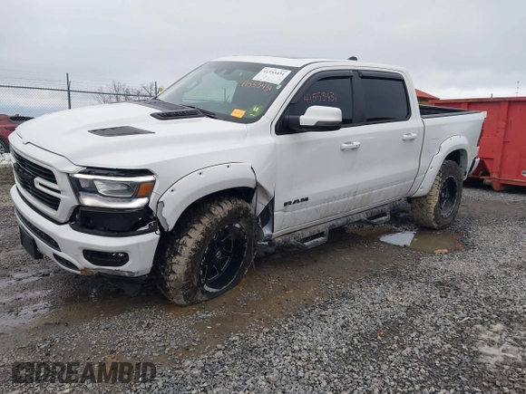 2023 Ram 1500 Laramie with VIN 1C6SRFJT3PN519364, listed as a IAAI auction lot 41553431 with 23,541 mi miles and . Bid and sale history available at DreamBid. Image 2.