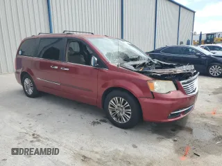 2011 Chrysler Town & Country Limited with VIN 2A4RR6DG6BR656150, listed as a Copart auction lot 51119625 with 0 mi miles and Salvage Title. Bid and sale history available at carsss.com. Image 4.