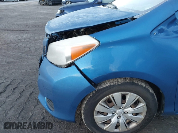 2012 Toyota Yaris L with VIN JTDKTUD37CD539286, listed as a IAAI auction lot 41219674 with 59,292 mi miles. Bid and sale history available at carsss.com. Image 12.