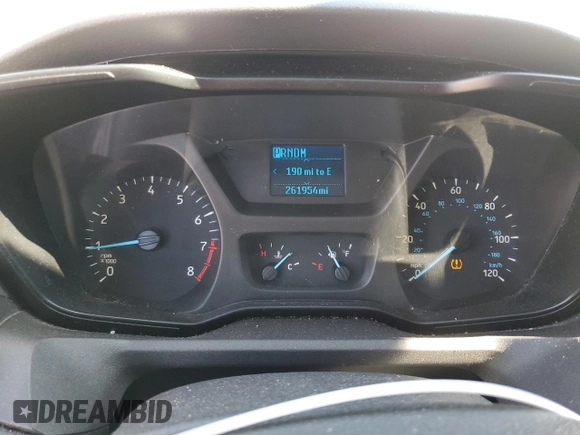 2019 Ford Transit z VIN 1FTYR1ZM9KKB51799, wystawiony jako Copart lot #48765045 z przebiegiem 261 954 mil mil oraz Szkoda całkowita • Salvage title. Historia ofert i sprzedaży dostępna na DreamBid. Obrazek 9.