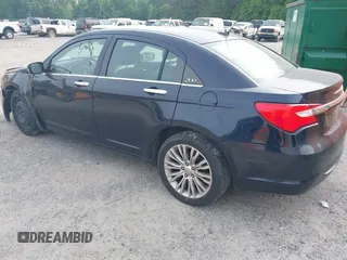 2012 Chrysler 200 Limited with VIN 1C3CCBCB3CN307591, listed as a IAAI auction lot 41970488 with 187,246 mi miles. Bid and sale history available at carsss.com. Image 3.