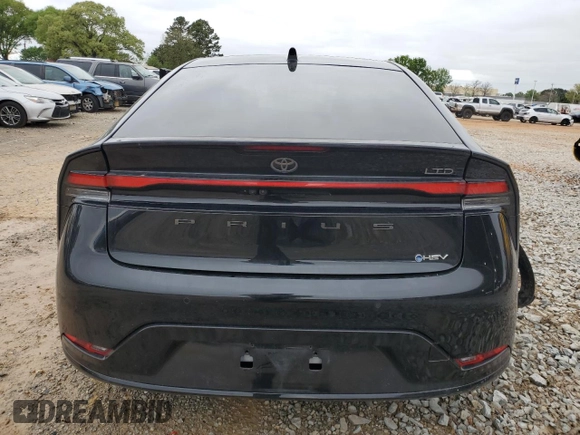 2024 Toyota Prius LE with VIN JTDADABU0R3007668, listed as a Copart auction lot 52110565 with 29,984 mi miles and Salvage title. Bid and sale history available at DreamBid. Image 6.