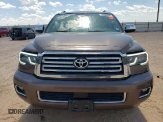 2018 Toyota Sequoia Platinum with VIN 5TDDY5G11JS161932, listed as a Copart auction lot 59593094 with 138,695 mi miles and Clean Title. Bid and sale history available at carsss.com. Image 5.