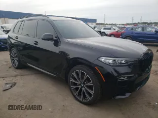 2019 BMW X7 xDrive40i with VIN 5UXCW2C53KL082322, listed as a Copart auction lot 72996354 with 47,032 mi miles and Clean Title. Bid and sale history available at carsss.com. Image 4.