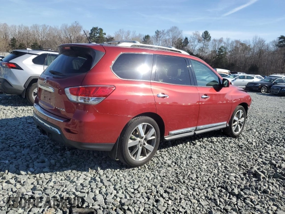 2015 Nissan Pathfinder SV with VIN 5N1AR2MN7FC669994, listed as a Copart auction lot 49634055 with 85,471 mi miles and Salvage Title. Bid and sale history available at carsss.com. Image 3.