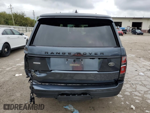 2018 Land Rover Range Rover z VIN SALGV5RE6JA503841, wystawiony jako Copart lot #73152854 z przebiegiem 26 752 mil mil oraz Szkoda całkowita • Salvage title. Historia ofert i sprzedaży dostępna na DreamBid. Obrazek 6.
