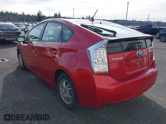 2011 Toyota Prius I with VIN JTDKN3DU3B5316961, listed as a IAAI auction lot 41667722 with 171,467 mi miles. Bid and sale history available at carsss.com. Image 3.