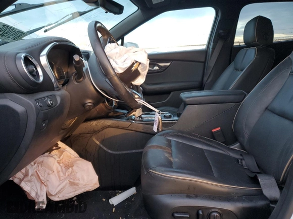 2019 Chevrolet Blazer Premier with VIN 3GNKBFRS9KS700290, listed as a Copart auction lot 87919295 with 58,191 mi miles and Salvage title. Bid and sale history available at DreamBid. Image 7.