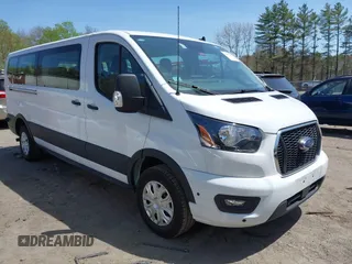 2024 Ford Transit Passenger XL with VIN 1FBAX2Y88RKA15681, listed as a IAAI auction lot 42134935 with 10,086 mi miles. Bid and sale history available at carsss.com. Image 1.