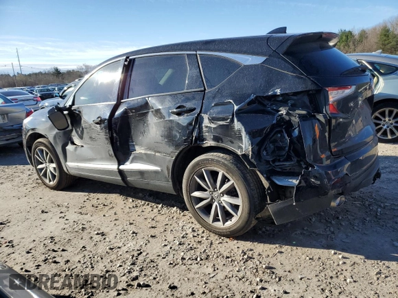2019 Acura RDX w/Technology Pkg with VIN 5J8TC2H53KL003445, listed as a Copart auction lot 46869404 with 83,867 mi miles. Bid and sale history available at carsss.com. Image 2.