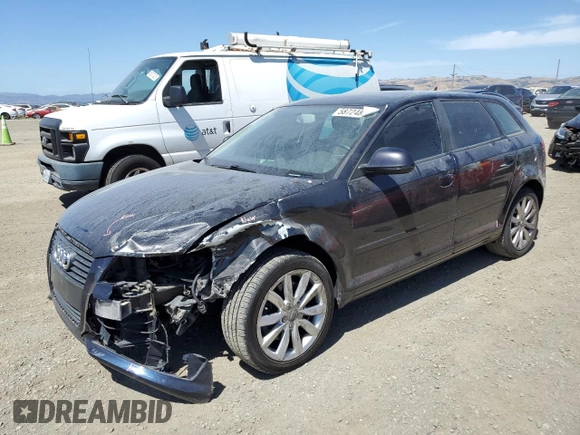 2009 Audi A3 z VIN WAUHE78P49A096296, wystawiony jako Copart lot #58724875 z przebiegiem 209 133 mil mil oraz Szkoda całkowita • Salvage title. Historia ofert i sprzedaży dostępna na DreamBid. Obrazek 1.