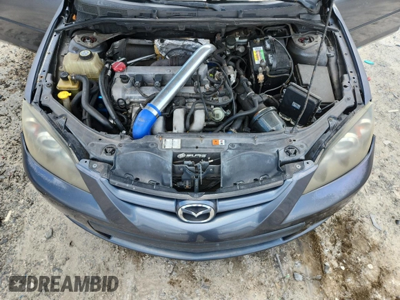 2008 Mazda 3 Mazdaspeed3 Sport with VIN JM1BK34M281122981, listed as a Copart auction lot 63225665 with 142,501 mi miles and Salvage title. Bid and sale history available at DreamBid. Image 12.