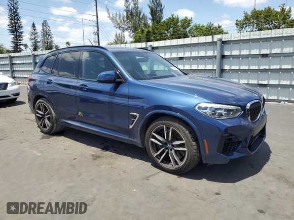 2020 BMW X3 M Competition z VIN 5YMTS0C04LLT10567, wystawiony jako Copart lot #54367805 z przebiegiem 53 055 mil mil oraz Szkoda całkowita • Salvage title. Historia ofert i sprzedaży dostępna na DreamBid. Obrazek 4.