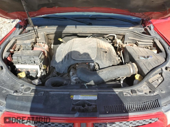2012 Dodge Durango R/T with VIN 1C4SDHCT8CC260151, listed as a Copart auction lot 61675644 with 151,467 mi miles and Salvage title. Bid and sale history available at DreamBid. Image 12.