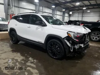 2021 GMC Terrain SLE with VIN 3GKALTEV3ML309475, listed as a Copart auction lot 84863154 with 32,032 mi miles and Salvage Title. Bid and sale history available at carsss.com. Image 4.