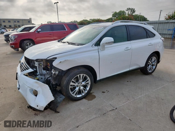 2013 Lexus RX 350 with VIN 2T2ZK1BA2DC102730, listed as a Copart auction lot 63911675 with 105,347 mi miles and Salvage title. Bid and sale history available at DreamBid. Image 1.