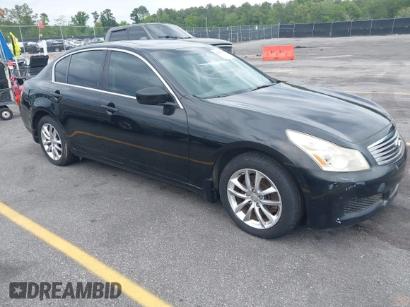 2009 Infiniti G37 Sedan x with VIN JNKCV61F29M358483, listed as a IAAI auction lot 42105128 with 173,651 mi miles. Bid and sale history available at carsss.com. Image 1.