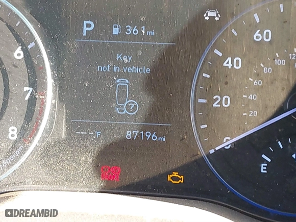 2019 Hyundai Kona Limited with VIN KM8K3CA54KU275423, listed as a IAAI auction lot 41113802 with 87,196 mi miles. Bid and sale history available at carsss.com. Image 16.