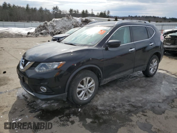 2016 Nissan Rogue S with VIN KNMAT2MT5GP736686, listed as a Copart auction lot 47551745 with 97,914 mi miles and Salvage Title. Bid and sale history available at carsss.com. Image 1.