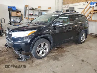 2015 Toyota Highlander Limited with VIN 5TDDKRFH7FS140999, listed as a Copart auction lot 62749765 with 174,637 mi miles and Salvage title. Bid and sale history available at DreamBid. Image 1.