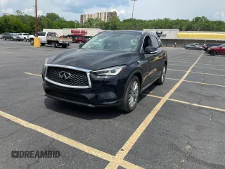 2023 Infiniti QX50 Luxe с VIN 3PCAJ5BA0PF108571, выставлен на аукционе Copart как лот 55844335 с пробегом 14 488 миль миль и Списание • Salvage title. История ставок и продаж доступна на DreamBid. Изображение 2.