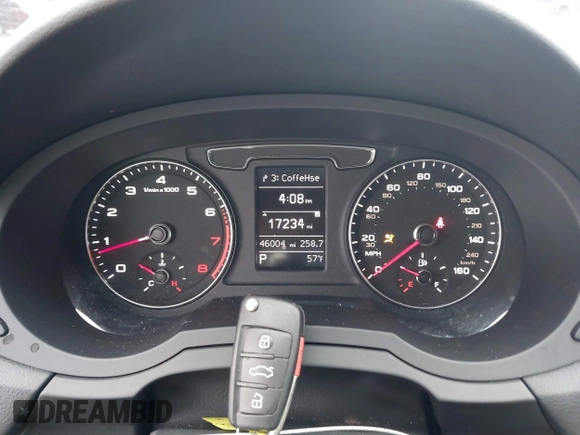 2017 Audi Q3 Premium with VIN WA1ECCFS5HR006322, listed as a IAAI auction lot 41396127 with 46,004 mi miles. Bid and sale history available at carsss.com. Image 7.