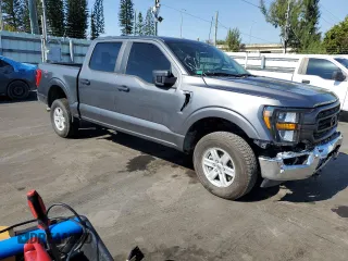 2023 Ford F-150 XL with VIN 1FTFW1E89PFA35947, listed as a Copart auction lot 87549005 with 33,898 mi miles and Clean Title. Bid and sale history available at carsss.com. Image 4.