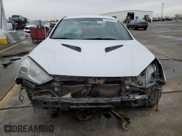 2013 Hyundai Genesis Coupe Track z VIN KMHHU6KJ7DU096333, wystawiony jako Copart lot #81643984 z przebiegiem Nie podano mil oraz Szkoda całkowita • Salvage title. Historia ofert i sprzedaży dostępna na DreamBid. Obrazek 5.