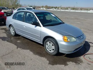 2003 Honda Civic LX with VIN 1HGES16533L014777, listed as a IAAI auction lot 42023277 with 204,094 mi miles. Bid and sale history available at carsss.com. Image 1.
