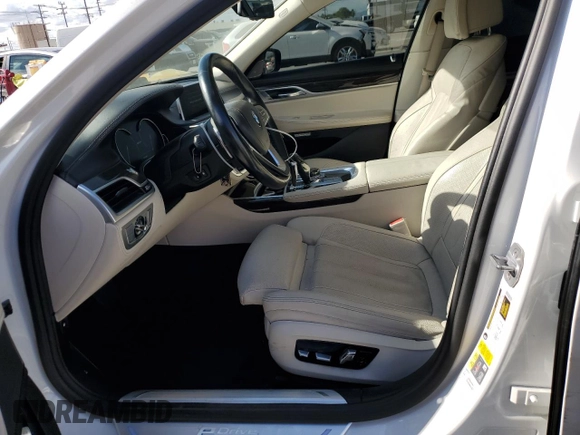 2018 BMW 7 Series 740e xDrive iPerformance with VIN WBA7J2C51JG938111, listed as a Copart auction lot 73361933 with 104,641 mi miles. Bid and sale history available at carsss.com. Image 7.