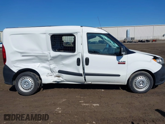 2020 Ram ProMaster City Cargo Van Tradesman with VIN ZFBHRFAB4L6P56298, listed as a IAAI auction lot 41757515 with 17,912 mi miles. Bid and sale history available at carsss.com. Image 13.