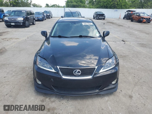 2006 Lexus IS 350 z VIN JTHBE262862003903, wystawiony jako Copart lot #55817035 z przebiegiem 153 965 mil mil oraz Szkoda całkowita • Salvage title. Historia ofert i sprzedaży dostępna na DreamBid. Obrazek 5.