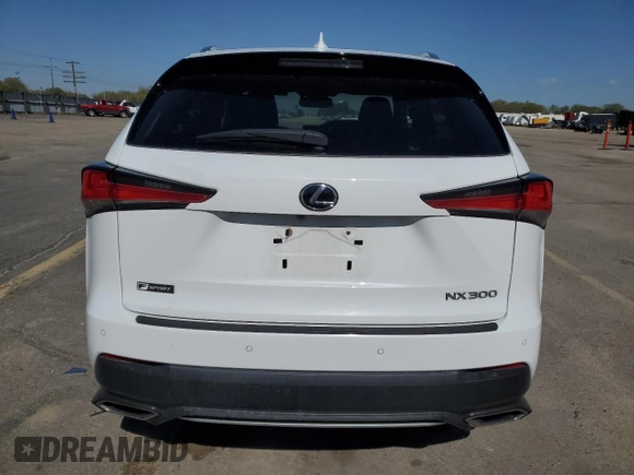 2019 Lexus NX 300 with VIN JTJBARBZ7K2203087, listed as a Copart auction lot 53687095 with 60,454 mi miles and Salvage Title. Bid and sale history available at DreamBid. Image 6.