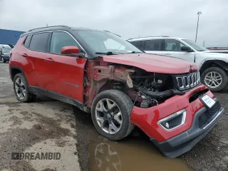 2018 Jeep Compass Limited with VIN 3C4NJDCB0JT397379, listed as a Copart auction lot 59751945 with Not provided miles and Salvage title. Bid and sale history available at DreamBid. Image 4.