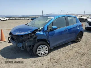 2015 Toyota Yaris L with VIN VNKKTUD33FA034830, listed as a Copart auction lot 60091315 with 122,017 mi miles and Salvage title. Bid and sale history available at DreamBid. Image 1.