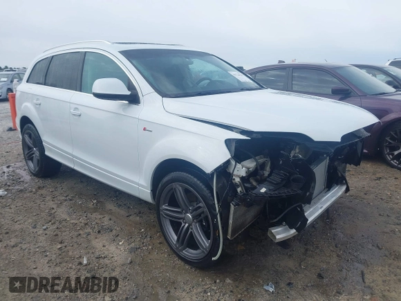 2015 Audi Q7 S line Prestige with VIN WA1DGAFE7FD021509, listed as a IAAI auction lot 41724235 with 135,486 mi miles and . Bid and sale history available at DreamBid. Image 1.