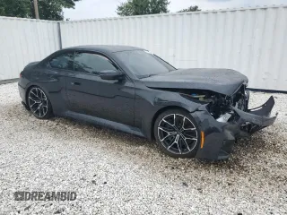 2024 BMW M2 with VIN 3MF13DM07R8E17838, listed as a Copart auction lot 56792434 with 8,118 mi miles and Salvage Title. Bid and sale history available at carsss.com. Image 4.