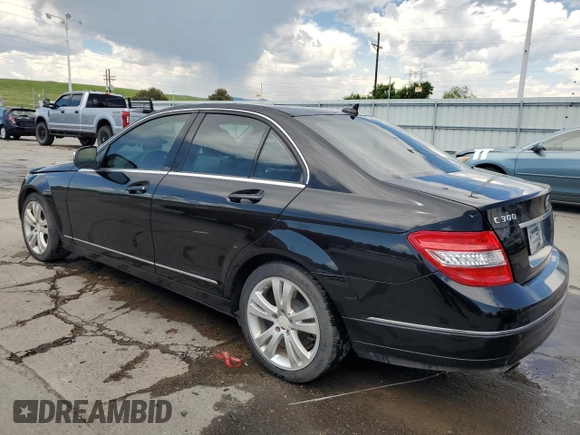 2009 Mercedes-Benz C 300 Sport with VIN WDDGF81X59F206485, listed as a Copart auction lot 60905755 with 179,350 mi miles and Salvage title. Bid and sale history available at DreamBid. Image 2.