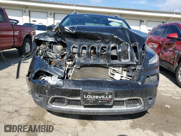 2018 Jeep Cherokee Limited with VIN 1C4PJMDX7JD587009, listed as a Copart auction lot 47013175 with 130,727 mi miles and Salvage Title. Bid and sale history available at carsss.com. Image 5.