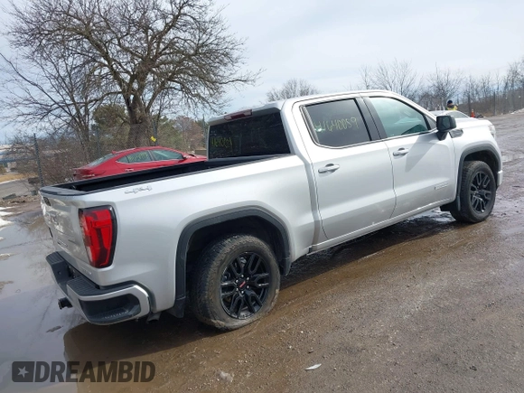2021 GMC Sierra 1500 with VIN 3GTP9GEK7MG347611, listed as a IAAI auction lot 41640059 with 30,033 mi miles and . Bid and sale history available at DreamBid. Image 4.