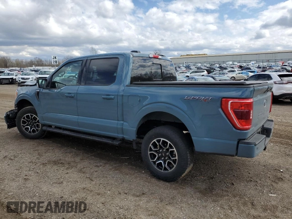 2023 Ford F-150 XL z VIN 1FTEW1EP6PKD55009, wystawiony jako Copart lot #53661895 z przebiegiem 22 594 mil mil oraz Szkoda całkowita • Salvage title. Historia ofert i sprzedaży dostępna na DreamBid. Obrazek 2.