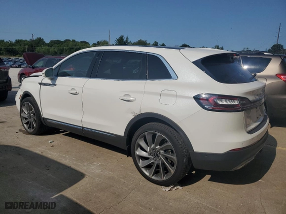 2021 Lincoln Nautilus Reserve with VIN 2LMPJ8K94MBL12185, listed as a Copart auction lot 62173293 with 13,300 mi miles. Bid and sale history available at carsss.com. Image 2.