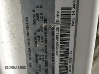 1997 Mazda MPV z VIN JM3LV522XV0831126, wystawiony jako Copart lot #46192405 z przebiegiem 217 200 mil mil oraz Szkoda całkowita • Salvage title. Historia ofert i sprzedaży dostępna na DreamBid. Obrazek 15.