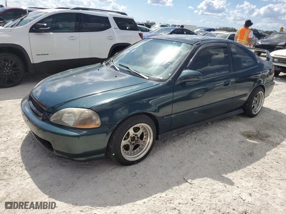 1998 Honda Civic EX with VIN 1HGEJ8142WL026790, listed as a Copart auction lot 77093954 with 225,905 mi miles and Salvage Title. Bid and sale history available at carsss.com. Image 1.