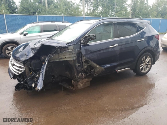 2018 Hyundai Santa Fe Sport Limited with VIN 5XYZUDLA5JG558526, listed as a Copart auction lot 67925074 with 176,766 mi miles and Salvage Title. Bid and sale history available at carsss.com. Image 1.