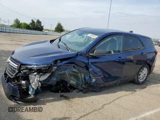 2022 Chevrolet Equinox LS z VIN 3GNAXSEVXNS165545, wystawiony jako Copart lot #54889645 z przebiegiem 79 485 mil mil oraz Szkoda całkowita • Salvage title. Historia ofert i sprzedaży dostępna na DreamBid. Obrazek 1.